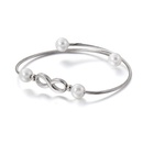 Korean stainless steel shell pearl bracelet wholesale Nihaojewelrypicture16