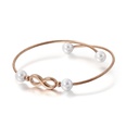 Korean stainless steel shell pearl bracelet wholesale Nihaojewelrypicture21