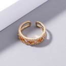 wholesale simple color star constellation rainbow zircon ring Nihaojewelry NHDB396549picture13