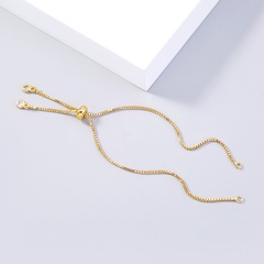 creative copper zircon adjustable chain bracelet wholesale jewelry Nihaojewelry