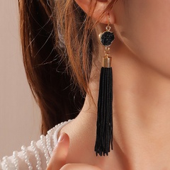 wholesale jewelry bohemian style long tassel earrings nihaojewelry