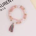 Shell Tassel Crystal Rice Bead Bohemian Style Bracelet wholesale jewelry Nihaojewelrypicture13