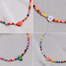 Amazon neue bhmische Farbe hand gefertigte Reis perlen Halskette europische und amerikanische einfache Ton blumen perlen Schlsselbein kettepicture13