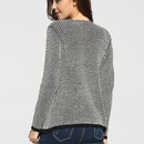 Vente en gros pull cardigan tricot  carreaux  rayures lches nihaojewelrypicture9