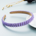 korean simple highend sponge hairband simple widebrimmed fashion handbeaded  temperament headband nihaojewelry wholesalepicture43