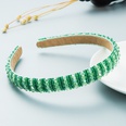korean simple highend sponge hairband simple widebrimmed fashion handbeaded  temperament headband nihaojewelry wholesalepicture44