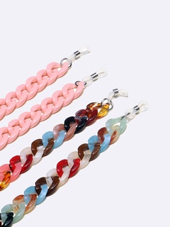 Fashion Vintage Acrylic Pink Mixed Color 2 Piece Glasses Chain Wholesale Nihaojewelry