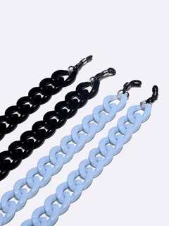 Simple Fashion Chain Acrylic Black Blue 2 Piece Glasses String Wholesale Nihaojewelry