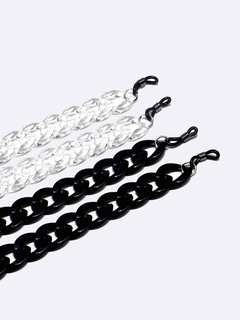 Simple Fashion 2 Piece Acrylic Black Transparent Glasses Chain Wholesale Nihaojewelry
