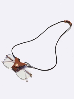 Imitation Cowhide Glasses Rope Halter Sunglasses Storage Rope Glasses Chain Sunglasses Lanyard Korean Style Portable Lanyard
