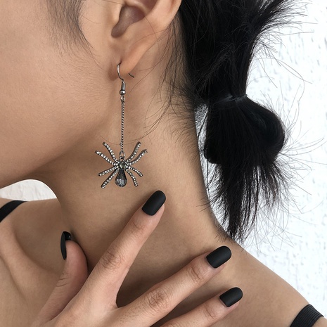 Halloween long spider earrings wholesale Nihaojewelry's discount tags