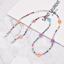 rainbow beaded butterfly flower soft pottery glasses chain wholesale nihaojewelrypicture19