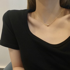 geometric pendant simple clavicle chain necklace wholesale jewelry Nihaojewelry