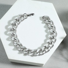 retro titanium steel geometric carved thick bracelet wholesale Nihaojewelry