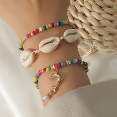 handmade beaded shell splicing multi-layer bracelet wholesale nihaojewelry