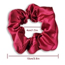 Fabric Rubber Band Solid Color Hair Scrunchies Wholesale Nihaojewelrypicture68
