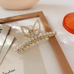 Koreanische Art Hasenohren großer Perlenhai-Clip Großhandel nihaojewelry