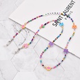 rainbow beaded butterfly flower soft pottery glasses chain wholesale nihaojewelrypicture31