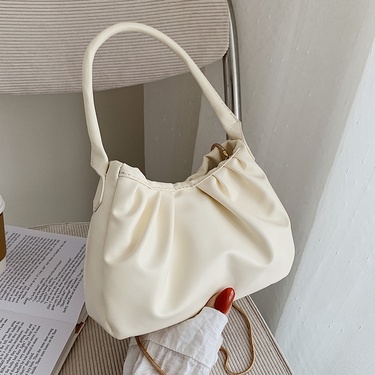 solid color fold clutch handbag—1