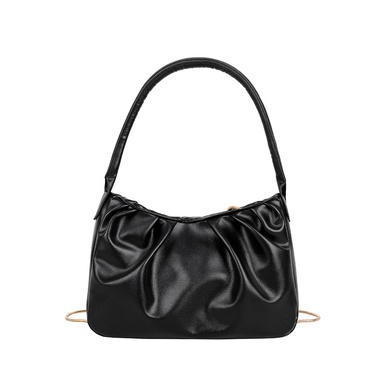 solid color fold clutch handbag—2