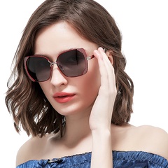 wholesale large square frame diamond polarized sunglasses nihaojewelry
