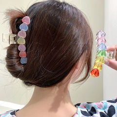 Color heart shape candy color catch clip wholesale jewelry Nihaojewelry