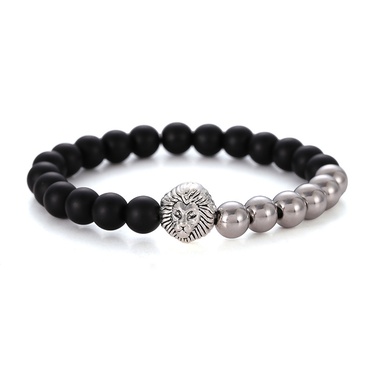 alloy lion head bead fashion bracelets jewelry—5