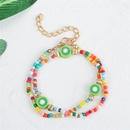 kiwi cute fruit handmade beaded multilayer bracelet wholesale jewelry Nihaojewelrypicture11