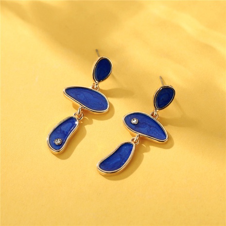 Großhandel Mode blaue Tropfen lange Ohrringe Nihaojewelry's discount tags