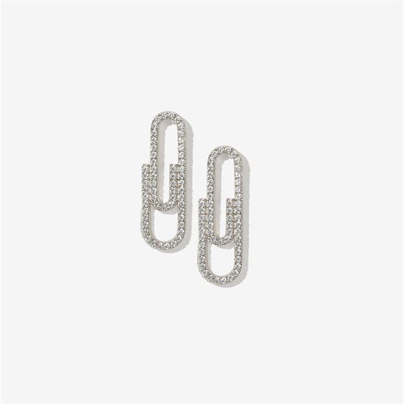 Bijoux Fantaisie Boucles Doreilles | Wholesale Nouveau Style Mini Trombone Boucles D39oreilles Diamant Nihaojewelry - AA99955