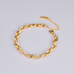 titanium steel simple irregular texture bracelet wholesale jewelry Nihaojewelry