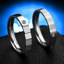 Japanese and Korean Fashion Titanium Steel DiamondStudded Ring Rhinestone Ring Personalized Creative Stainless Steel Couple Rhinestone Ring Female European and American Jewelry Wholesalepicture8
