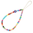 glass eye beads colorful soft pottery ethnic style mobile phone lanyard wholesale Nihaojewelrypicture12