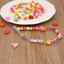 acrylic crystal beads smiley face letter short mobile phone lanyard wholesale Nihaojewelrypicture11