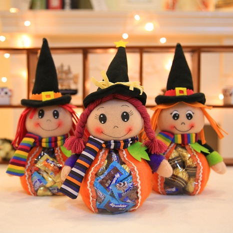 Großhandel neue Hexe transparente Süßigkeiten Tasche Halloween Dekorationen Nihaojewelry's discount tags