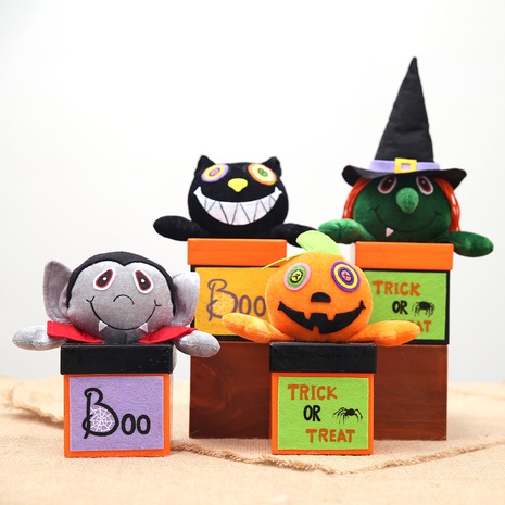 wholesale new halloween daily necessities paper candy box Nihaojewelry's discount tags