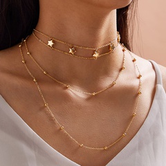 wholesale collier multicouche bohème étoile à cinq branches Nihaojewelry