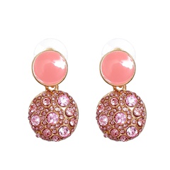 new retro geometric round diamond earrings wholesale nihaojewelry