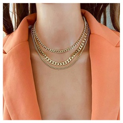 wholesale punk alloy multilayer necklace Nihaojewelry