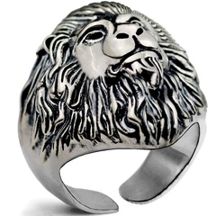New fashion punk lion shape ring wholesale nihaojewelry