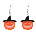 Halloween pumpkin ghost acrylic resin earrings wholesale nihaojewelrypicture54