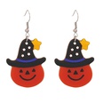 Halloween pumpkin ghost acrylic resin earrings wholesale nihaojewelrypicture63
