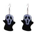 Halloween pumpkin ghost acrylic resin earrings wholesale nihaojewelrypicture65