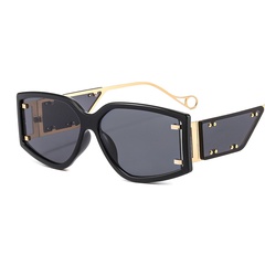 wholesale square frame rivet sunglasses Nihaojewelry
