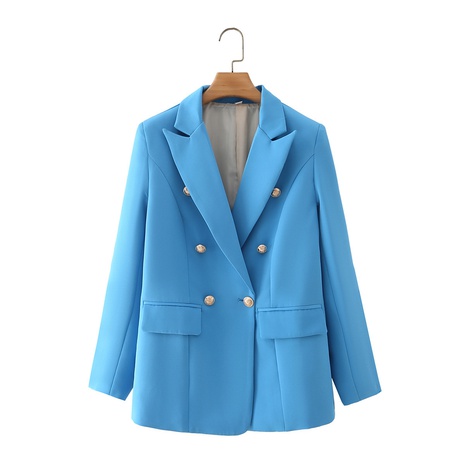 fashion fluorescent color long-sleeved short suit jacket wholesale Nihaojewelry's discount tags
