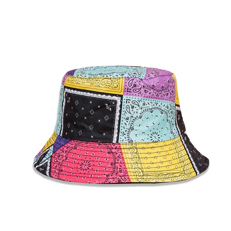 moda empalme color chocante flor de doble cara sombrero de pescador al por mayor Nihaojewelry's discount tags