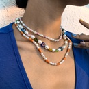soft ceramic bohemian style multilayer beaded necklace wholesale jewelry Nihaojewelrypicture15