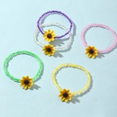 Sunflower color rice bead bracelet set wholesale Nihaojewelrypicture9