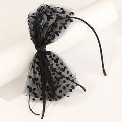 Black bow headband wholesale Nihaojewelry NHNU423353