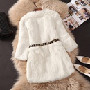 2021 winter new imitation Haining Rex rabbit fur Korean womens midlength slim coat fashion send chainpicture12